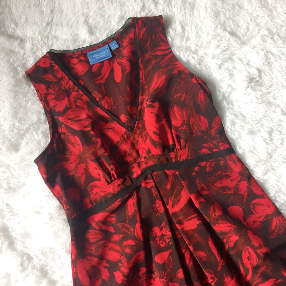 Simply Vera Wang Holiday Red Dress